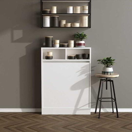 Desk Bracke Wooden White 70x15x96cm