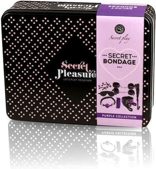 Secretplay Secret Bondage BDSM Kit σε Μωβ Χρώμα 8τμχ