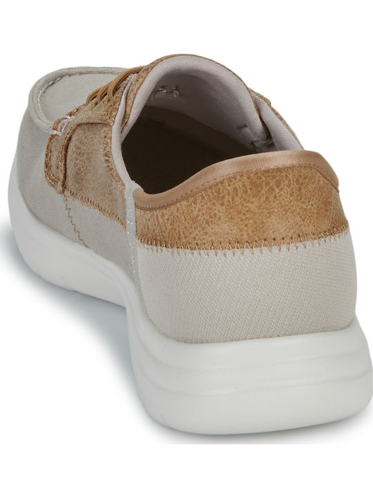 Γυναικεία Boat Shoes σε Μπεζ Χρώμα