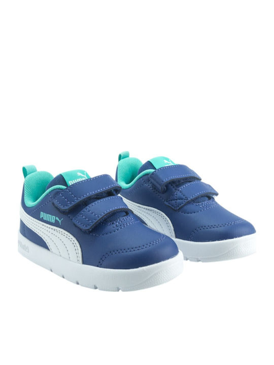 Courtflex V3 V Kids Sneakers with Scratch Blue