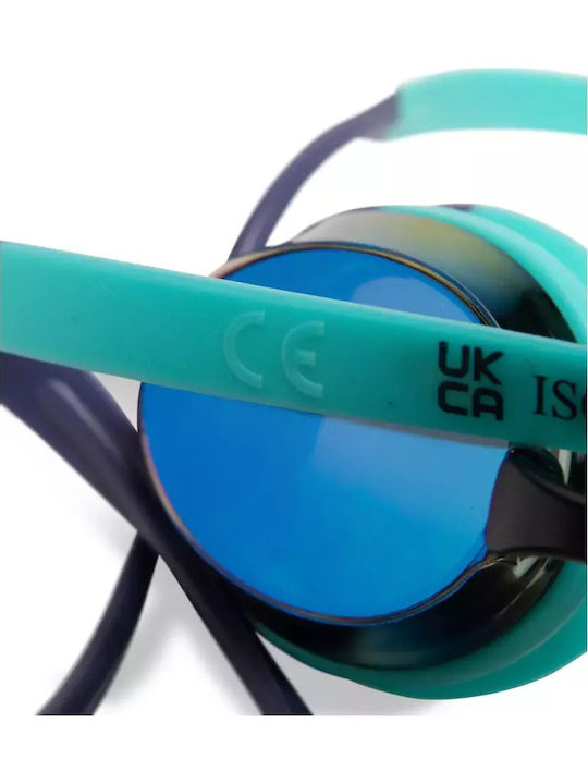 Arena Tracks Mirror Schwimmbrille Erwachsene Türkis