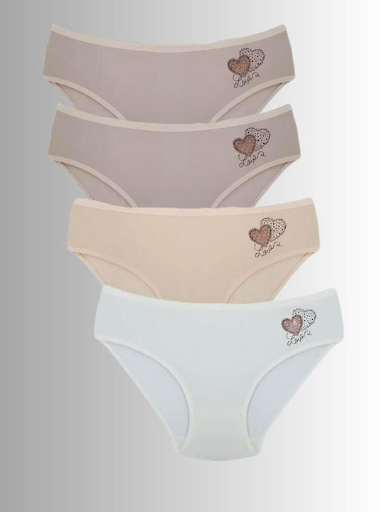 Onurel Set of Kids' Briefs Multicolored 4pcs