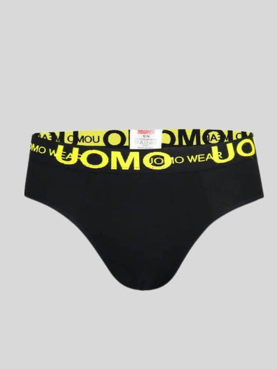 Uomo Σετ Παιδικά Βρακάκια Πολύχρωμο 3τμχ