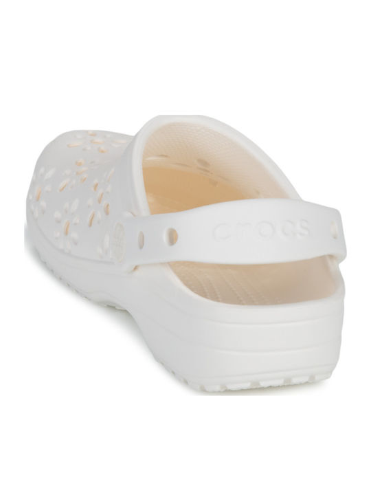 Classic Floral Children's Anatomical Beach Shoes Beige