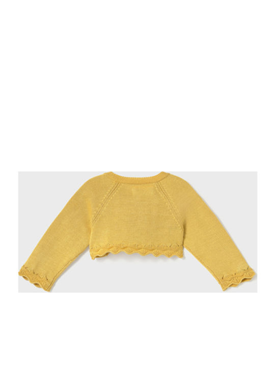 Kinderstrickjacke Gestrickt Gelb