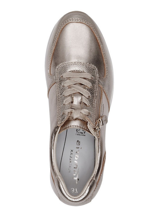 Damen Sneakers Gold