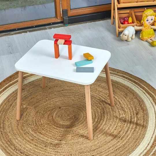 Ginger Home Kinder Tische mit Stühlen aus Hölzernes Weiß