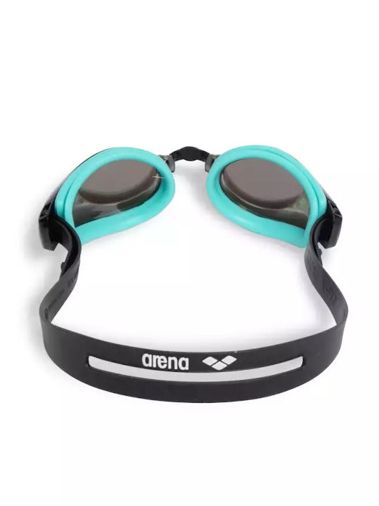 Arena Zoom X-fit Swimming Goggles Adults Turquoise/Water/Black