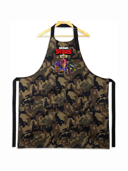Koupakoupa Brawl Stars Blue Küchenschürze Blau 31.5x20cm KP_5736_apron-army 1Stück