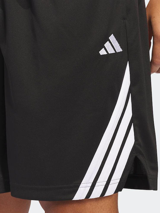 3-Stripes Αθλητική Ανδρική Βερμούδα Μαύρη