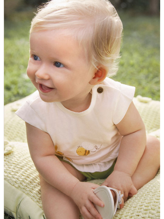 Kids' Set with Shorts Summer 4pcs Olive