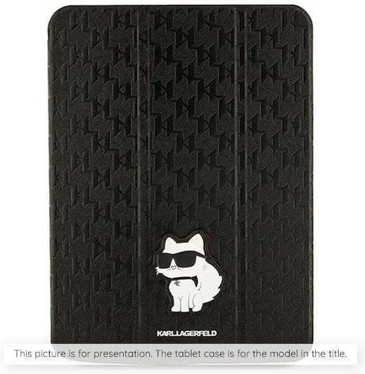 Karl Lagerfeld Karl & Choupette Flip Cover Μαύρη (iPad Air 13" 2024)
