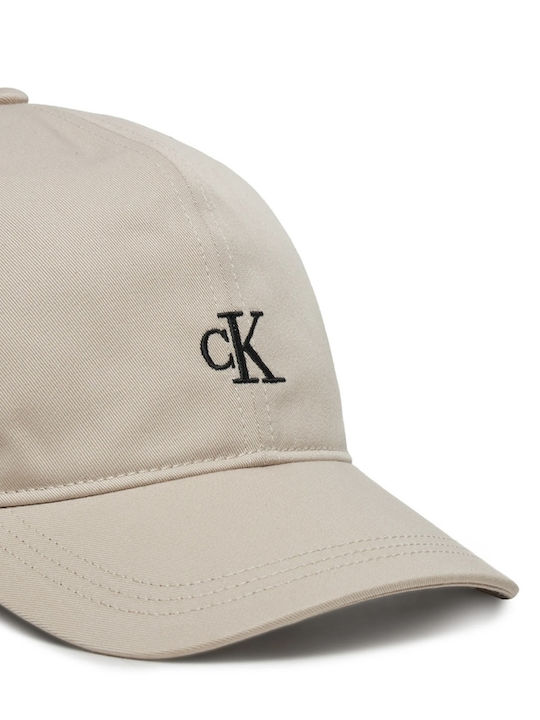 Calvin Klein Παιδικό Καπέλο Jockey Υφασμάτινο Baseball Μπεζ