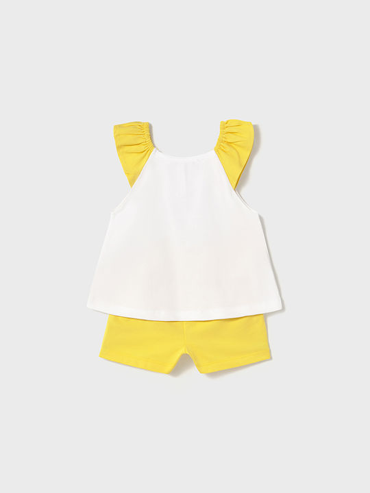 Mayoral Kinder Set mit Shorts Sommer 2Stück yellow