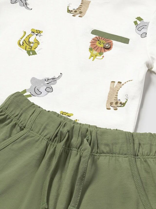 Kids' Set with Shorts Summer 3pcs Golden