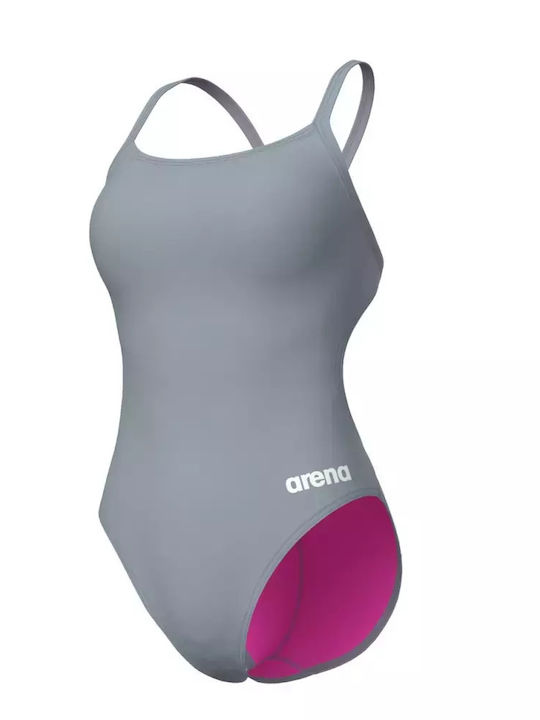 Athletic Grey Swimsuit