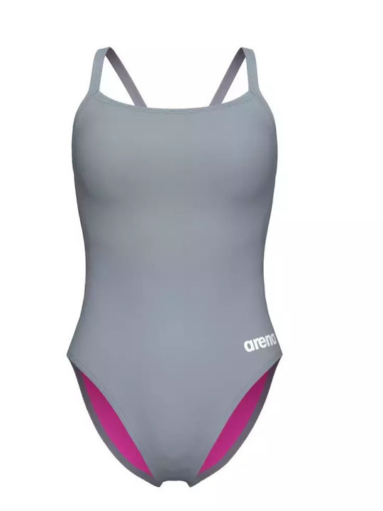 Athletic Grey Swimsuit