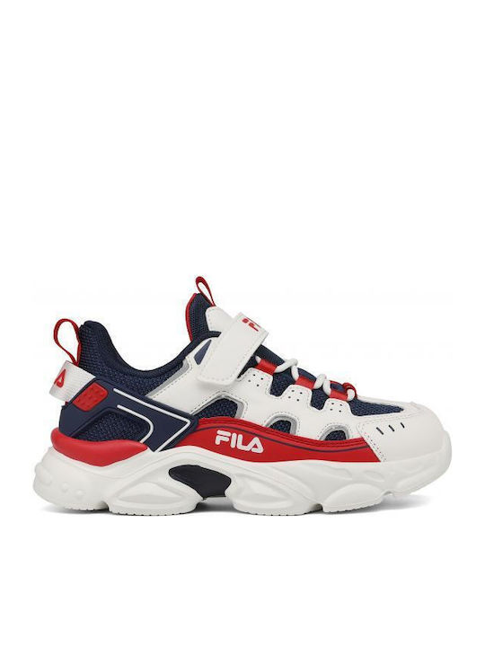 Fila Kids Sneakers with Scratch White