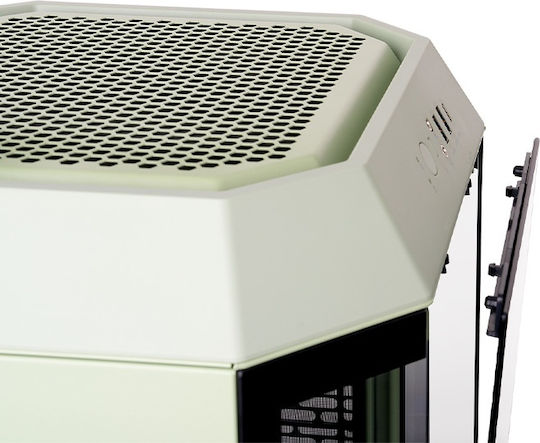 Thermaltake The Tower 250 Gaming Mini Tower Κουτί Υπολογιστή με Πλαϊνό Παράθυρο και RGB Φωτισμό Matcha Green