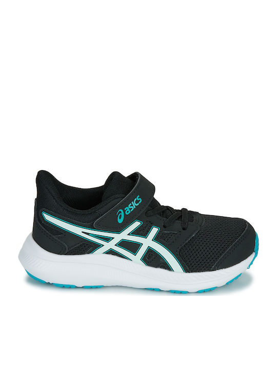 Jolt 4 Ps Kids Sports Shoes Running with Hoop & Loop Closure Black