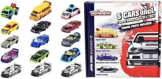 Majorette – Boxset "japan Bonus Series" – 5 Metal Vehicles – Accessories Customization – Suitable Ages 3 Up