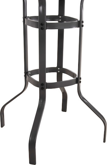 Tisch Bar für kleine Außenbereiche Stabil Figgy Gray 60x60cm