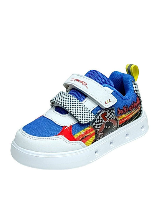 Παιδικά Sneakers με Σκρατς Λευκά