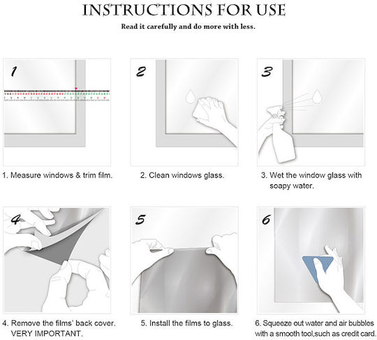Car Sun Protection Film for Car Windows 300x50cm