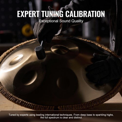 Vevor Handpan 22" 9 Notes D Minor Mallets Sdg22inch9ydcviezv0