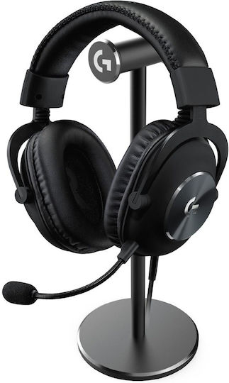 Logitech G Pro X & Premium Headset Stand Надушници Геймърски слушалки с връзка USB / 3,5 мм Черно