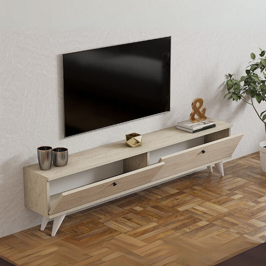 TV Stand Paris Travertine L160xD25xH35cm