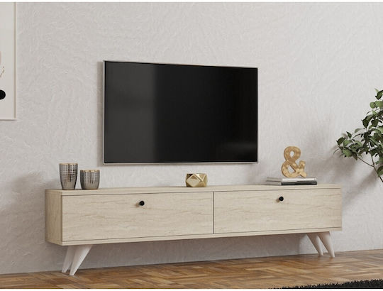 TV Stand Paris Travertine L160xD25xH35cm