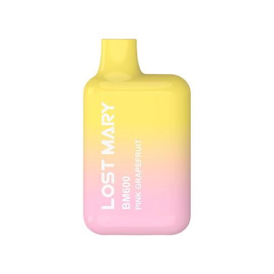 Lost Mary Einweg-E-Zigarette 600 Einweg-E-Zigaretten Pink Grapefruit 2ml 20mg Rosa