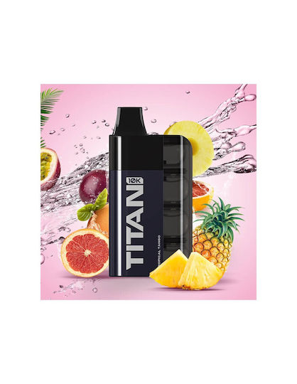 Titan Titan Einweg-E-Zigarette 10000 Einweg-E-Zigaretten Gold 2ml 20mg Schwarz