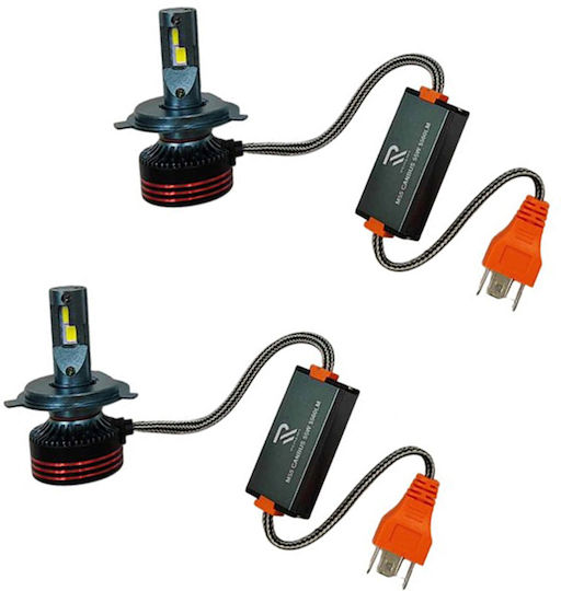 Rchang Lamps Car H4 Canbus LED 6000K Cold White 55W 2pcs