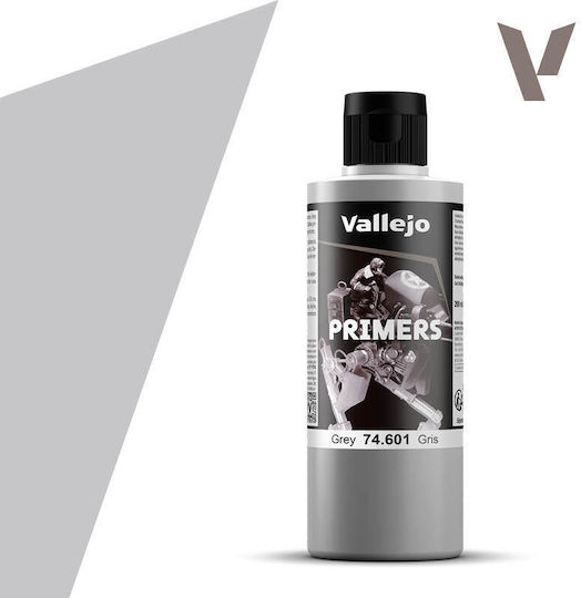 Surface Primer Acrylic-polyurethane Vallejo 200ml Grey 74601