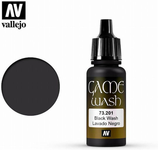Acrylicos Vallejo Game Culoare Full Face Modelare Negru 18ml