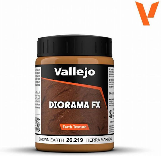 Acrylicos Vallejo Effects Modellbau Farbe in Braun Farbe 200ml