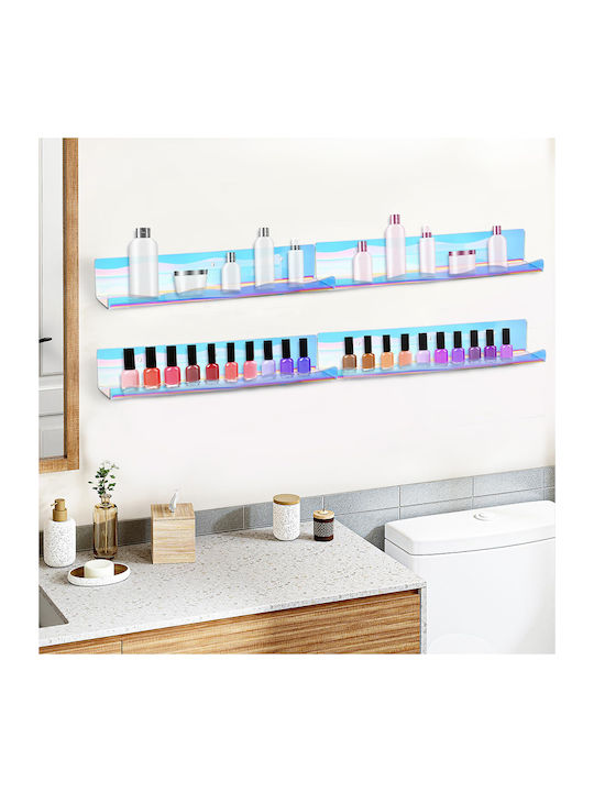 Multicolour Wall Shelves (6 Pieces) 38x10x4.8cm