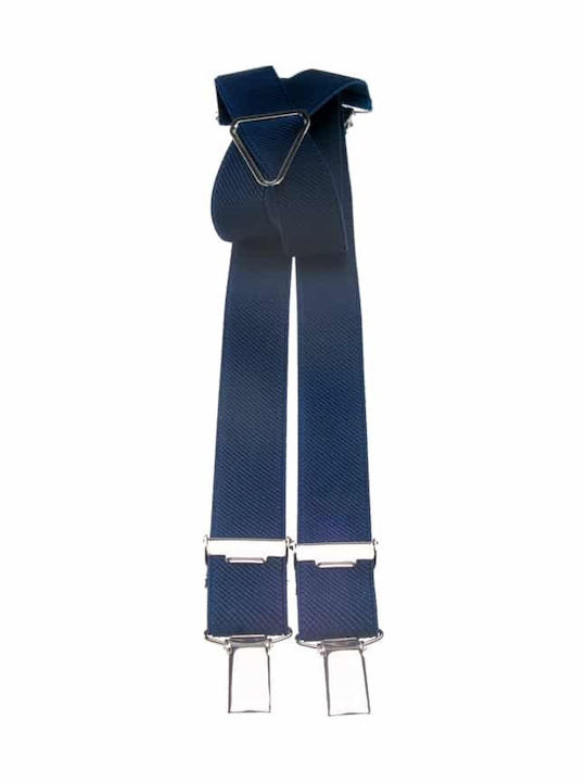 Victoria Kids Suspenders with 4 Clips Light Blue