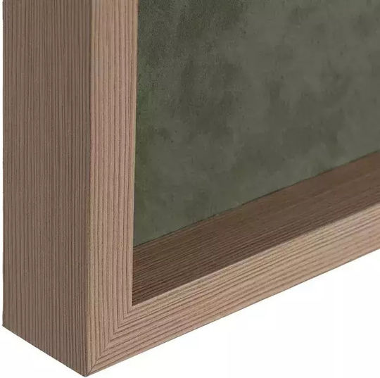 Декоративен релефен зелен панел MDF 60x6x60 см