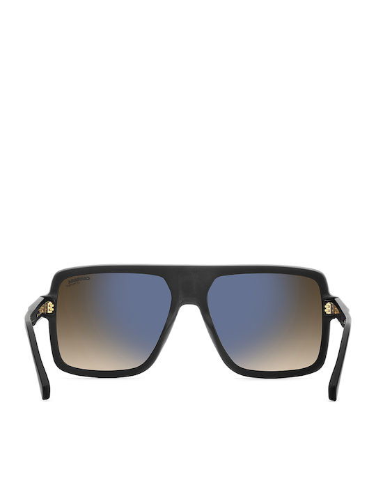 Carrera Victory Unisex Sunglasses With Black Horn-Rimmed Frame And Grey Lens 09/S I46/86