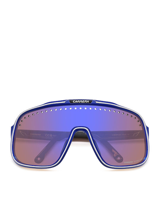 Carrera Unisex Ochelari De Soare Cu Ramă Din Plastic Albastră Și Lentile Gri Sport 02/S XW0/ZS