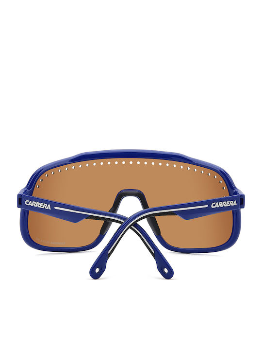 Carrera Unisex Ochelari De Soare Cu Ramă Din Plastic Albastră Și Lentile Gri Sport 02/S XW0/ZS