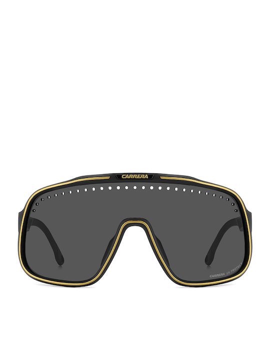 Carrera Unisex Γυαλιά Ηλίου με Μαύρο Κοκκάλινο Σκελετό και Γκρι Φακό SPORT 02/S I46/IR
