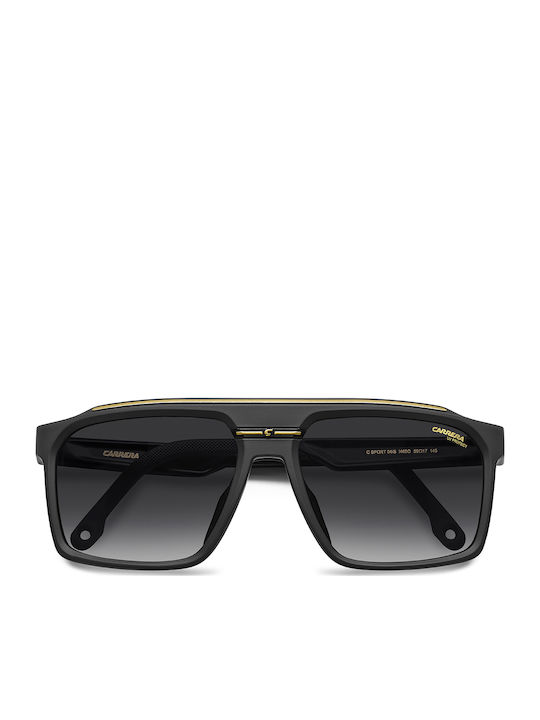 Carrera Sport Unisex Ochelari De Soare Cu Ramă Neagră Din Plastic Și Lentile Gri Degrade