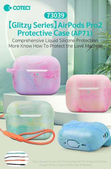 Coteci Ap-71 Case in Pink color for Apple AirPods 1 / AirPods 2