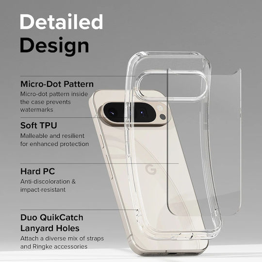 Ringke Fusion Back Cover Silicon Transparent (Google Pixel 9 Pro XL)