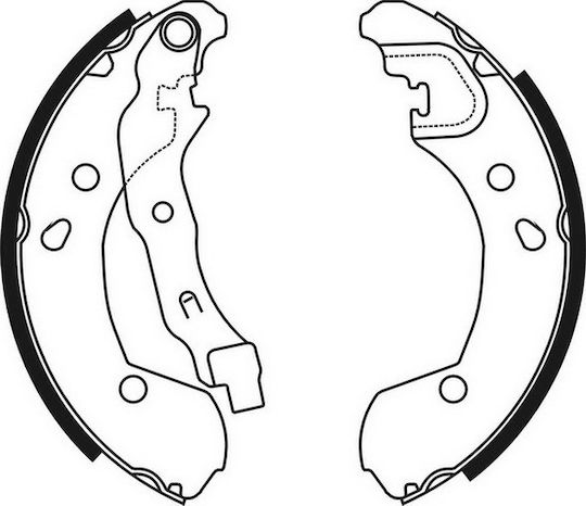 Set Brake Pads Nissan Micra C+c K12 Abe C01056abe