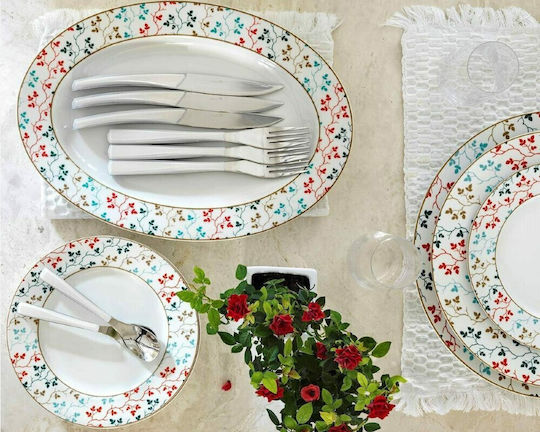 Ionia Pergola Multicolor Porțelan Set de Vase 20buc